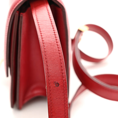 Celine Box Calfskin Small Classic Box Flap Bag Red 11 of 11