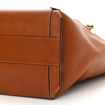 Chloe Smooth Calfskin Medium Milo Shopping Tote Caramel 10 of 12