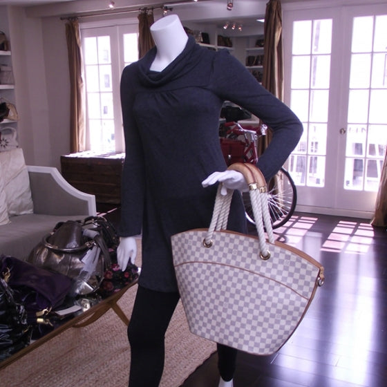 Louis Vuitton DAMIER AZUR PAMPELONNE MM 2 of 10