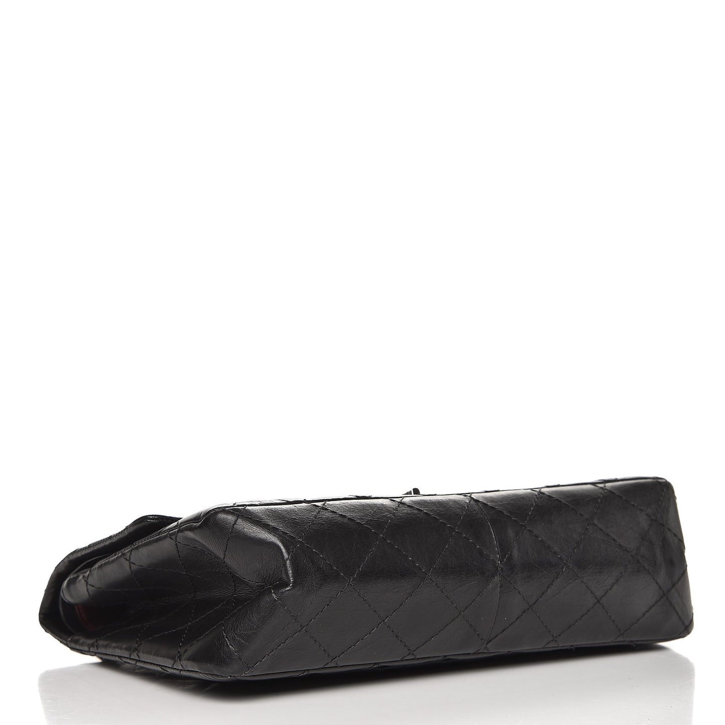 Aged Calfskin Quilted 2.55 Reissue 226 Flap Black