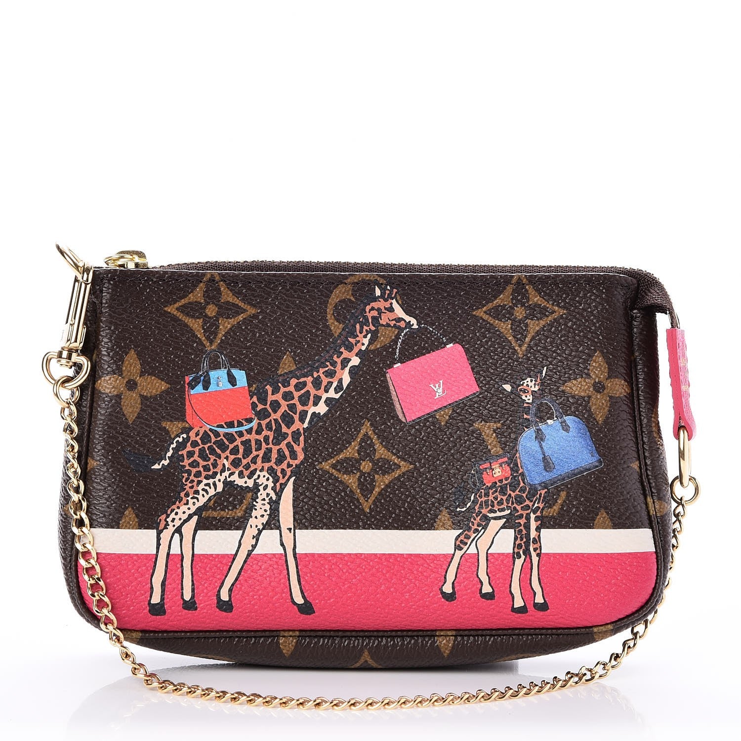 Louis Vuitton Monogram 2017 Christmas Animation Mini Pochette Accessories 1 of 7