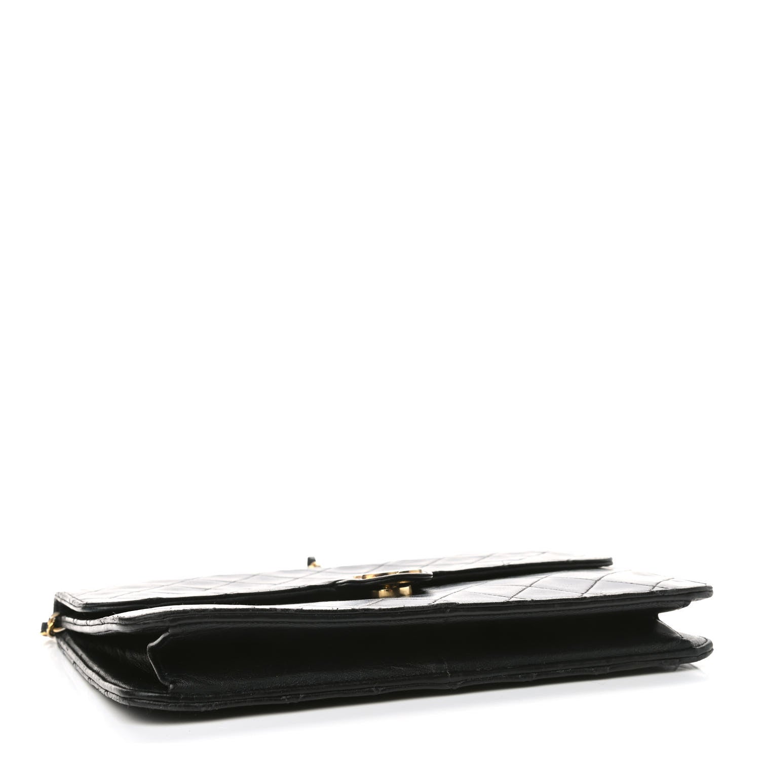 Chanel Lambskin Quilted Medium Single Flap Black 4 of 12