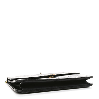 Chanel Lambskin Quilted Medium Single Flap Black 4 of 12