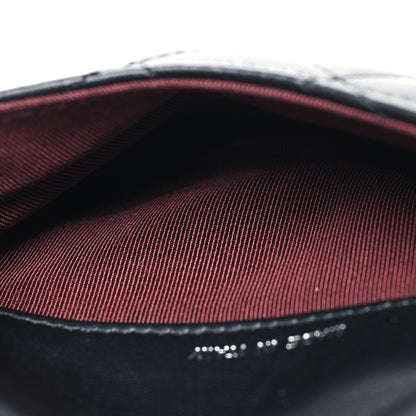 Chanel Lambskin Quilted Zip Card Holder Black 5 of 10