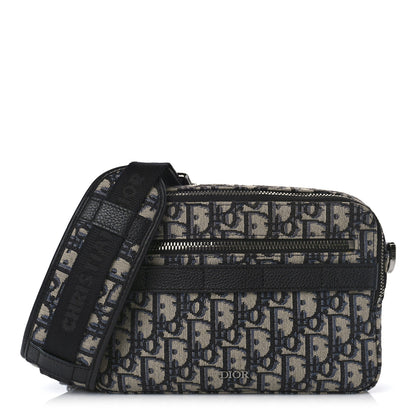 Christian Dior HOMME Oblique Safari Messenger Blue 1 of 8