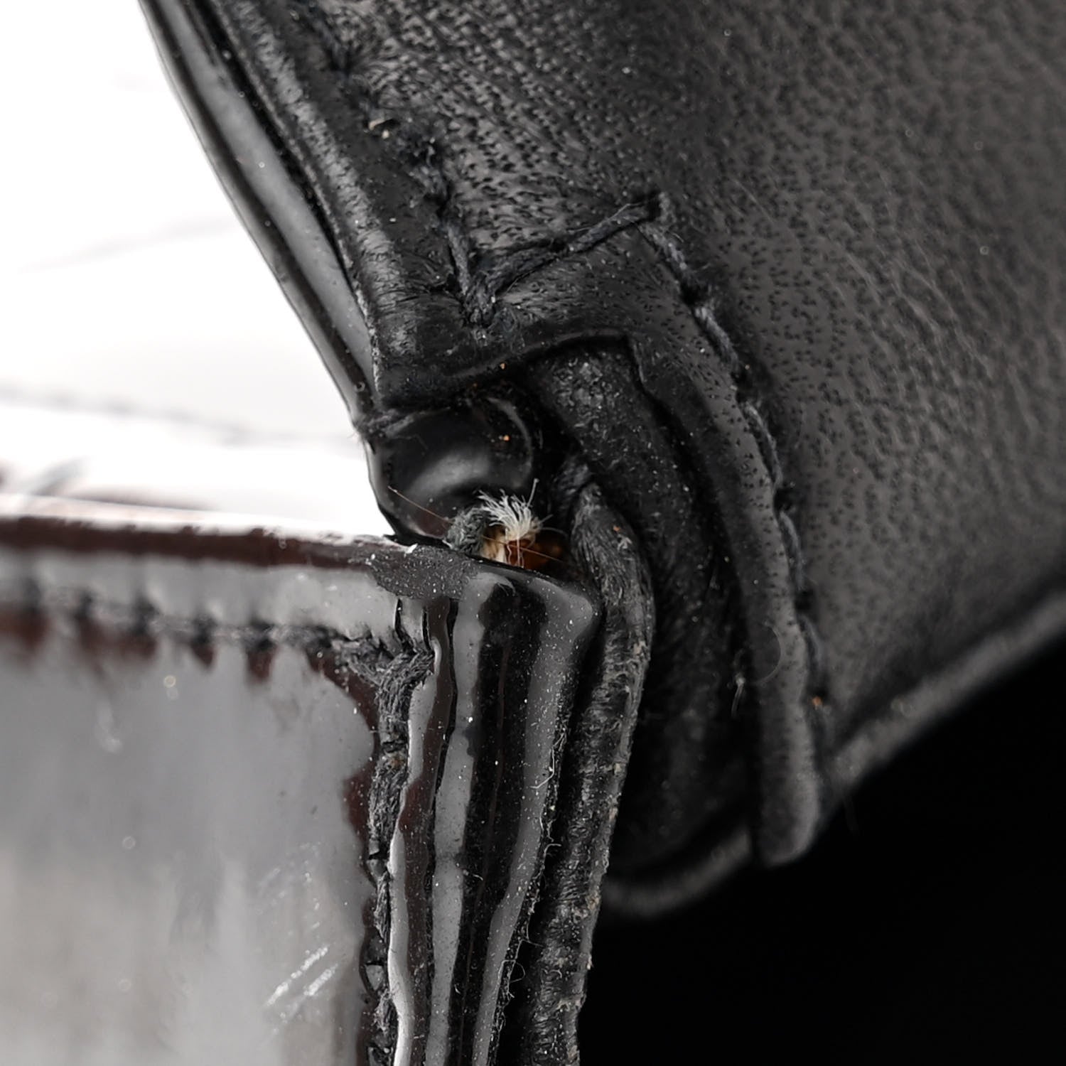 Chanel Patent Quilted East West Chocolate Bar Flap Black 12 of 15