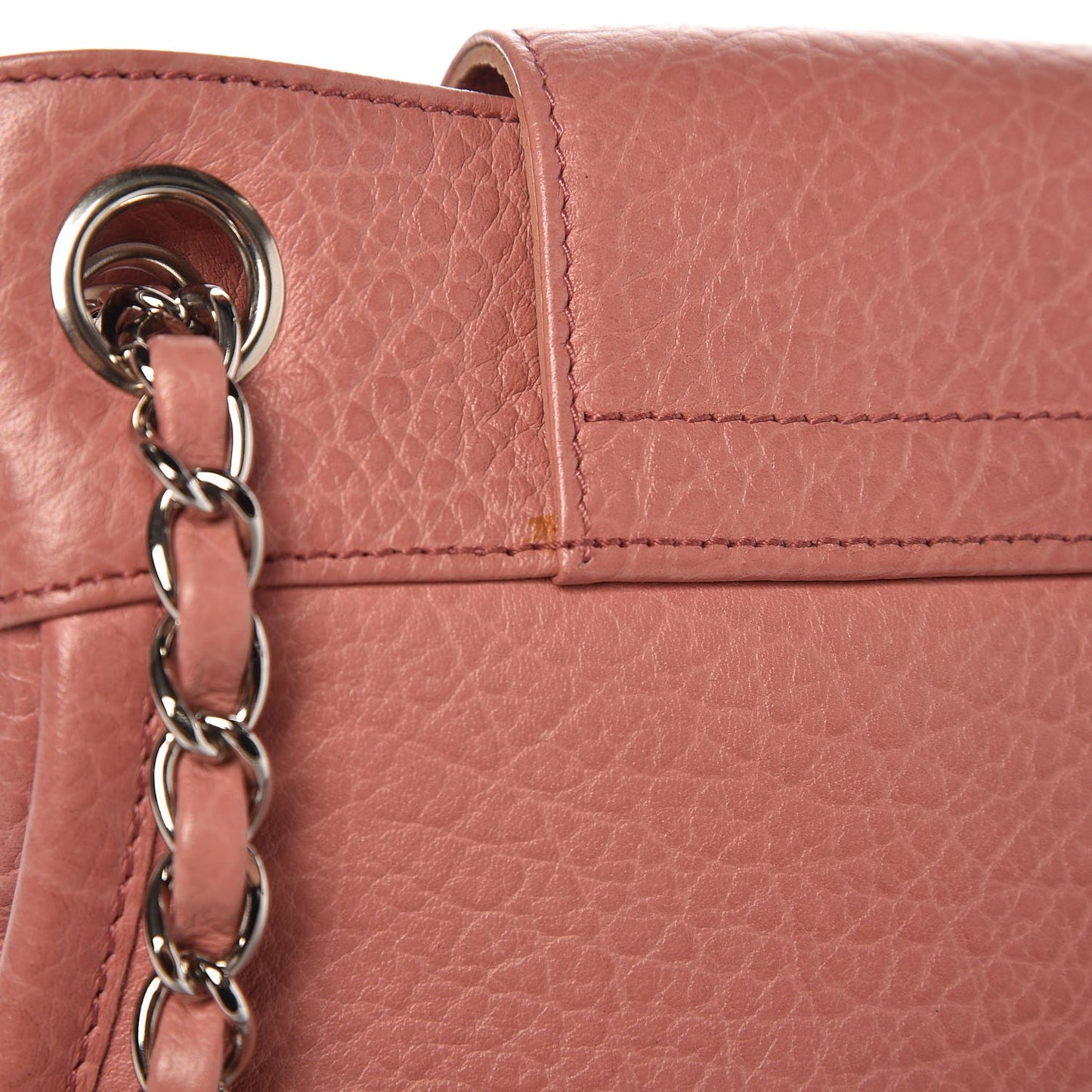 Calfskin Mademoiselle Shoulder Bag Pink