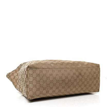 Gucci Monogram Web Large Diaper Tote Bronze 4 of 12