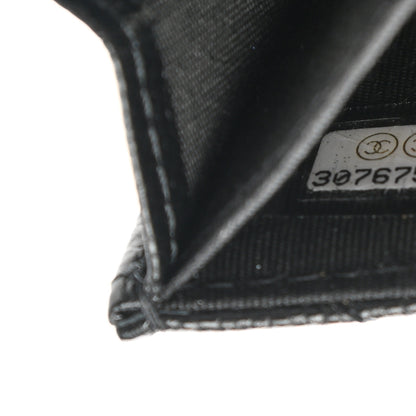 Chanel Caviar Quilted My Everything Flap Card Holder Wallet Black 6 of 8