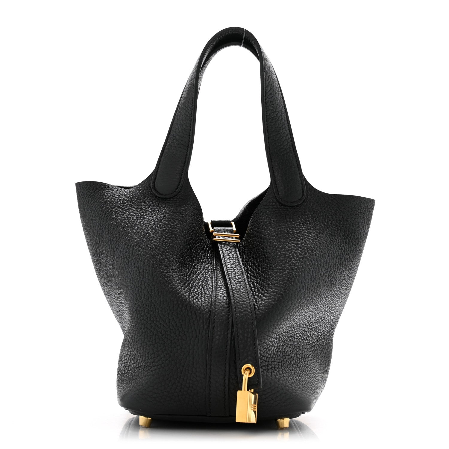 Hermes Taurillon Clemence Picotin Lock 18 PM Black 1 of 14