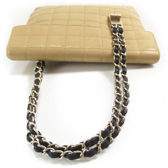 Lambskin Cube Quilted Mademoiselle Flap Bag