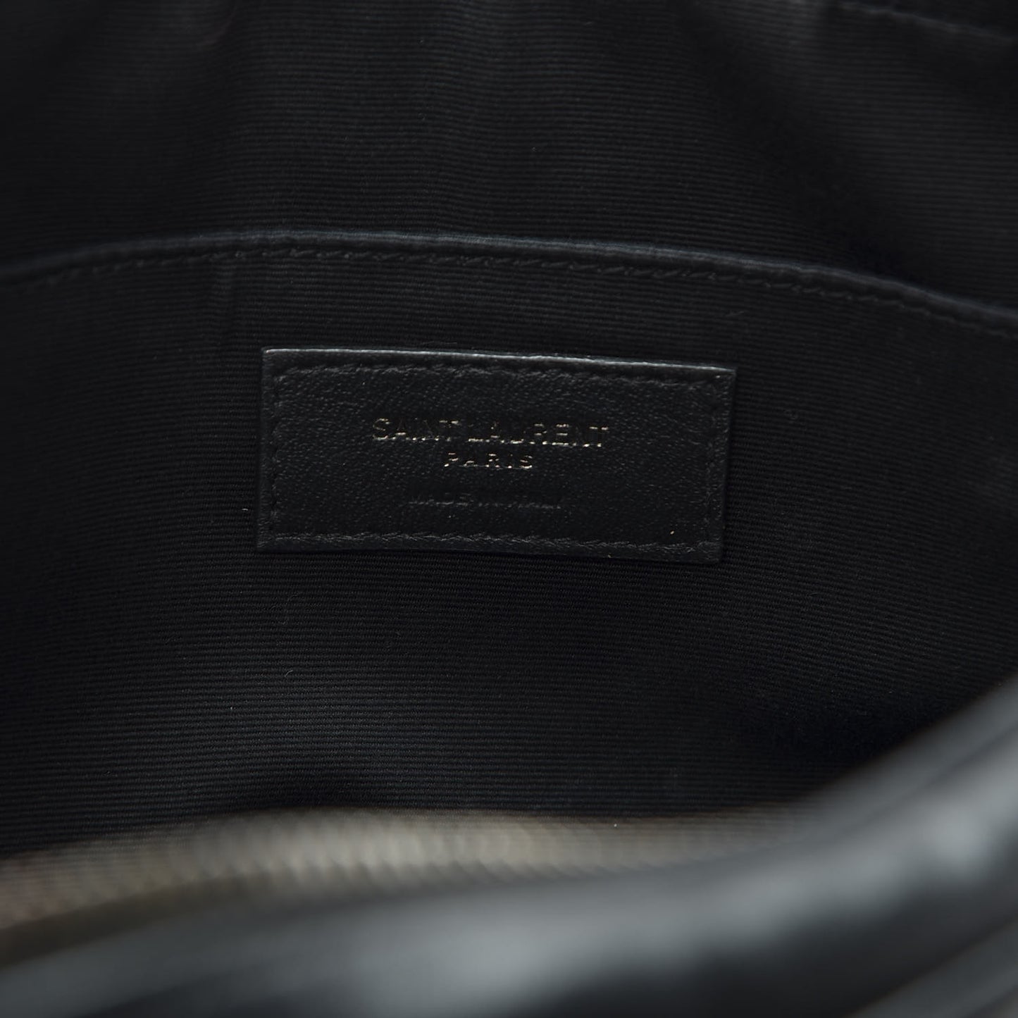Calfskin Matelasse Monogram Lou Camera Bag Black