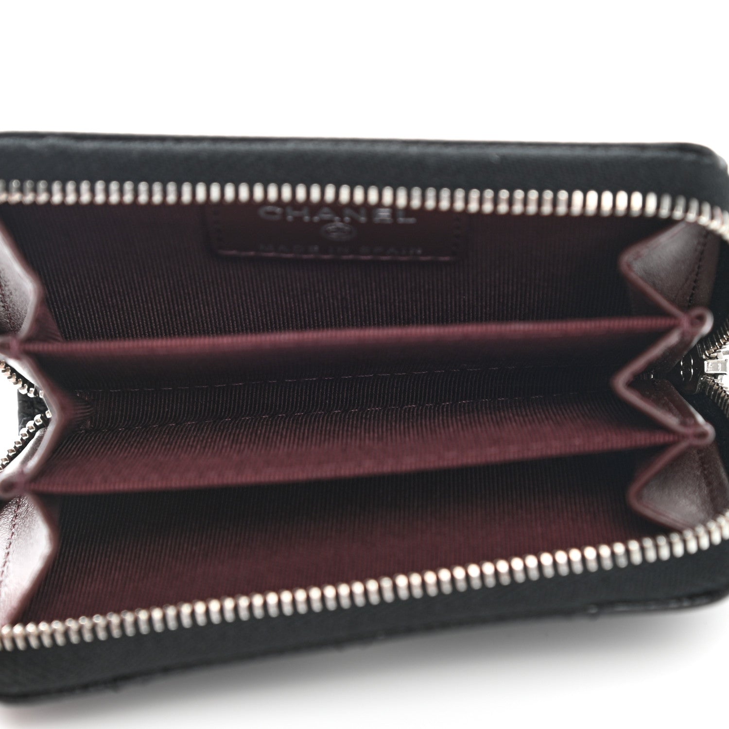 Chanel Caviar Quilted Classic Zipped Coin Purse Black 5 of 8