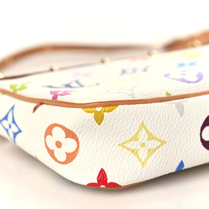 Louis Vuitton Monogram Multicolor Pochette Accessories White 8 of 10