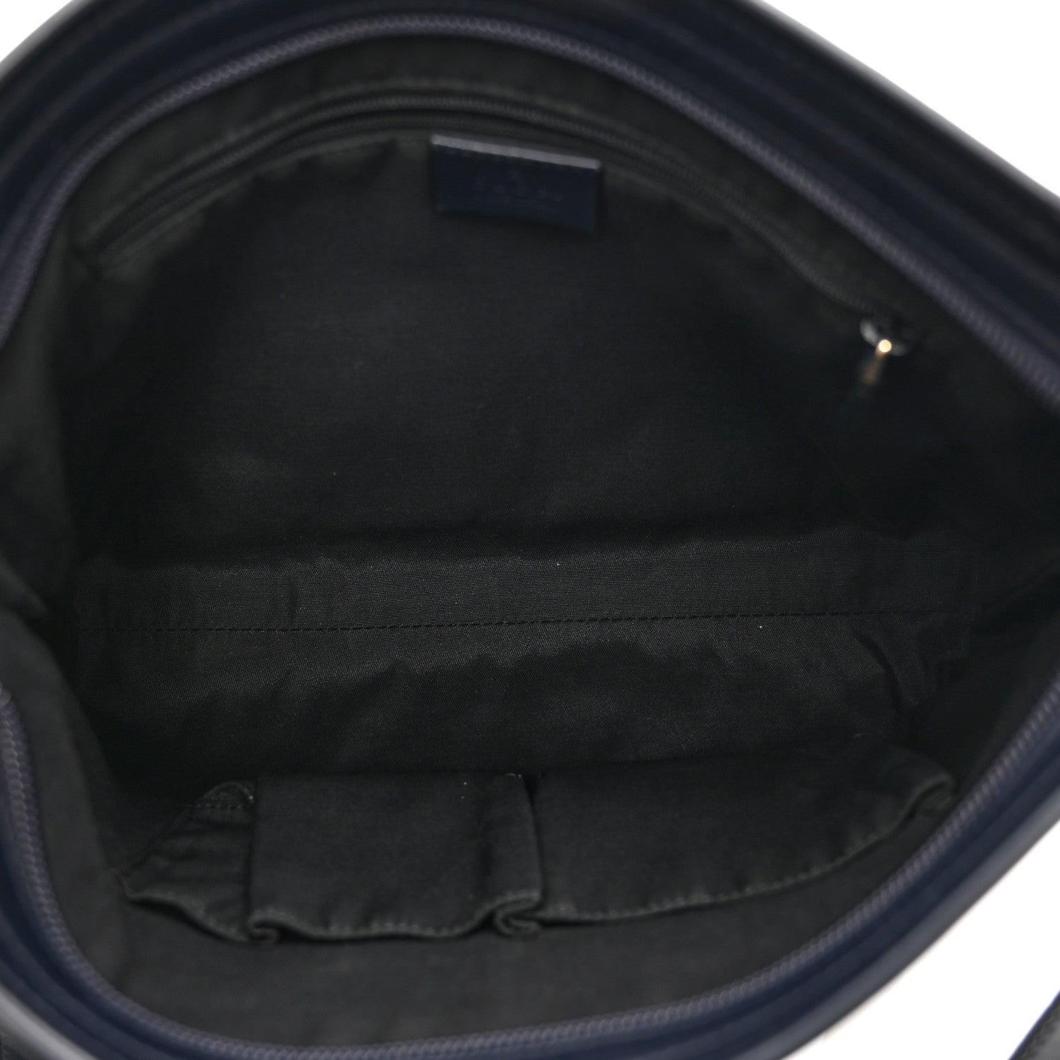Gucci GG Plus Monogram Medium Flat Messenger Bag Navy 5 of 10