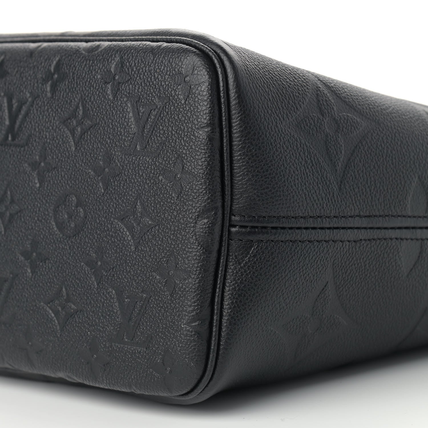 Louis Vuitton Empreinte Monogram Giant Neverfull MM Black 9 of 10