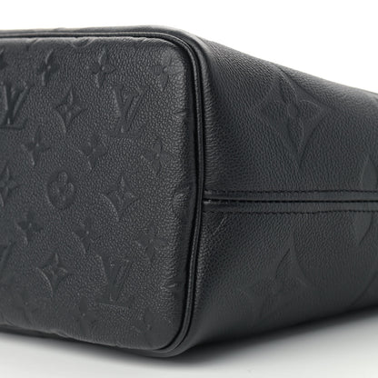 Louis Vuitton Empreinte Monogram Giant Neverfull MM Black 9 of 10