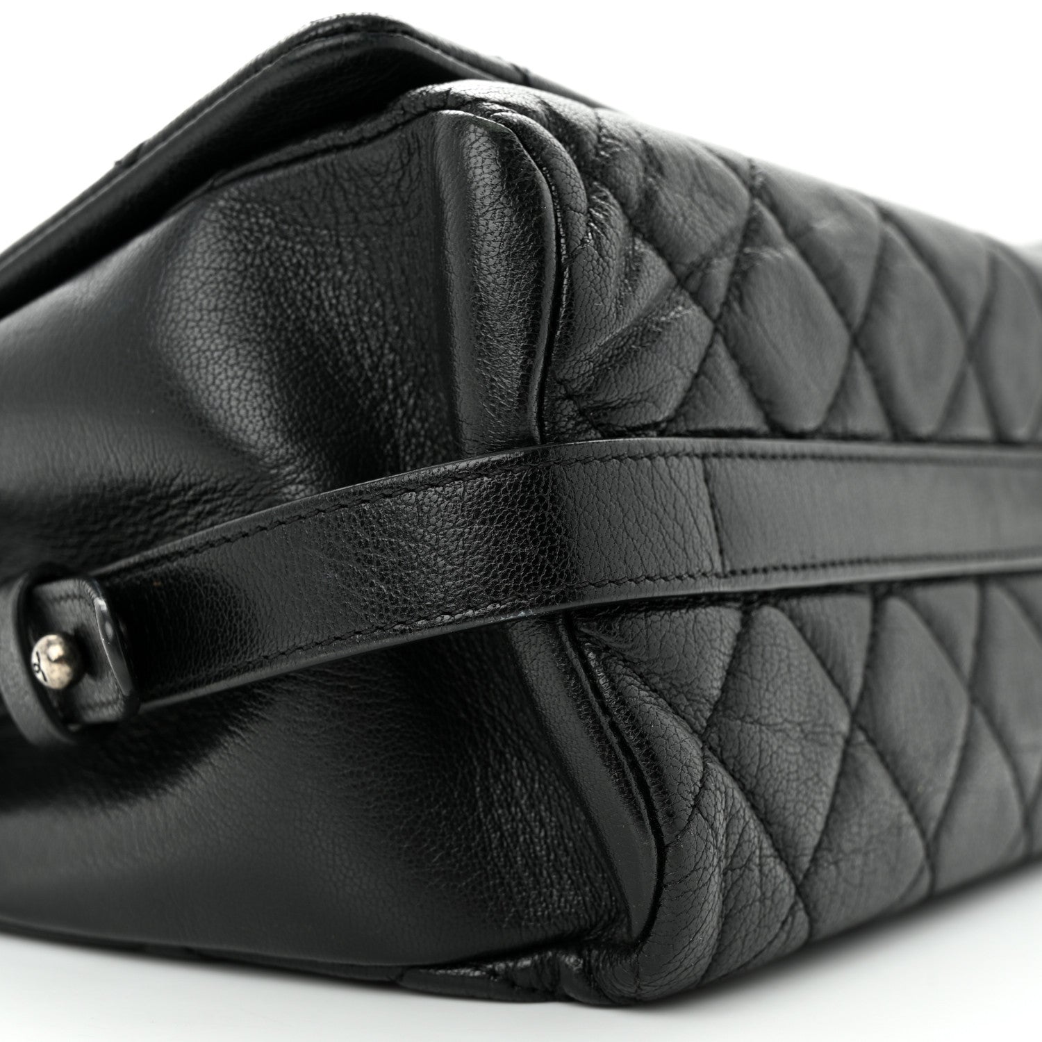 Chanel Goatskin Quilted Large City Rock Flap Black 9 of 10