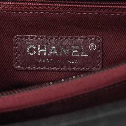 Chanel Caviar Chevron Quilted Small Coco Handle Flap So Black 7 of 10