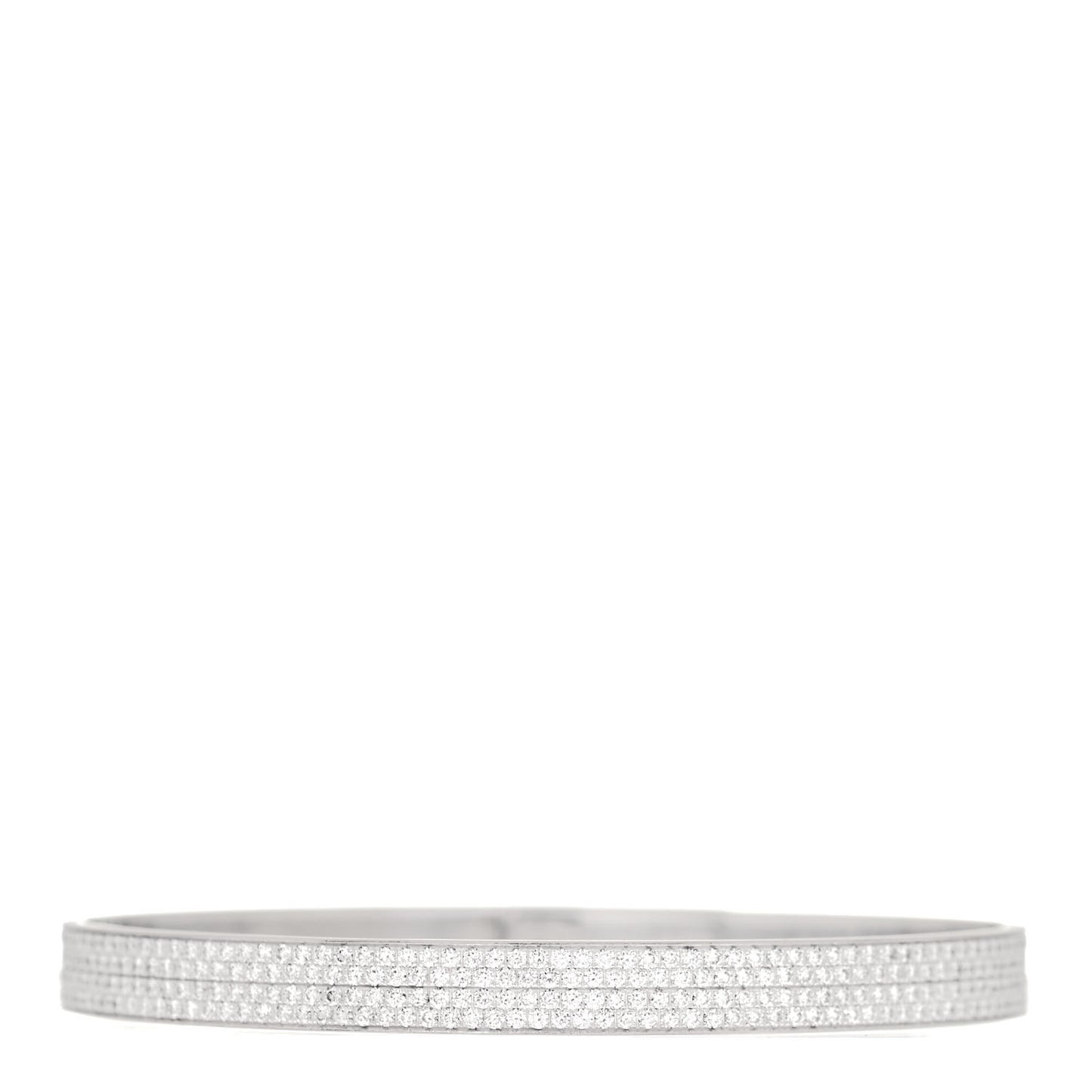 18K White Gold Diamond Kelly Full Pave Bracelet SH