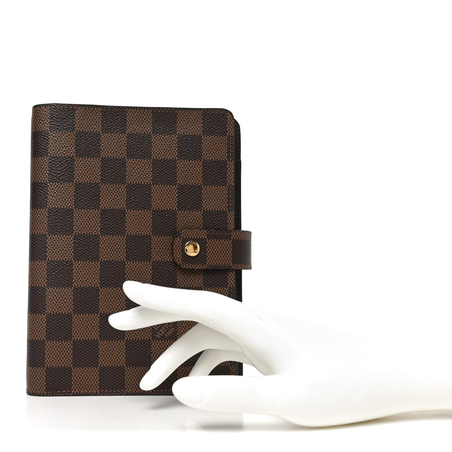 Damier Ebene Medium Ring Agenda Cover