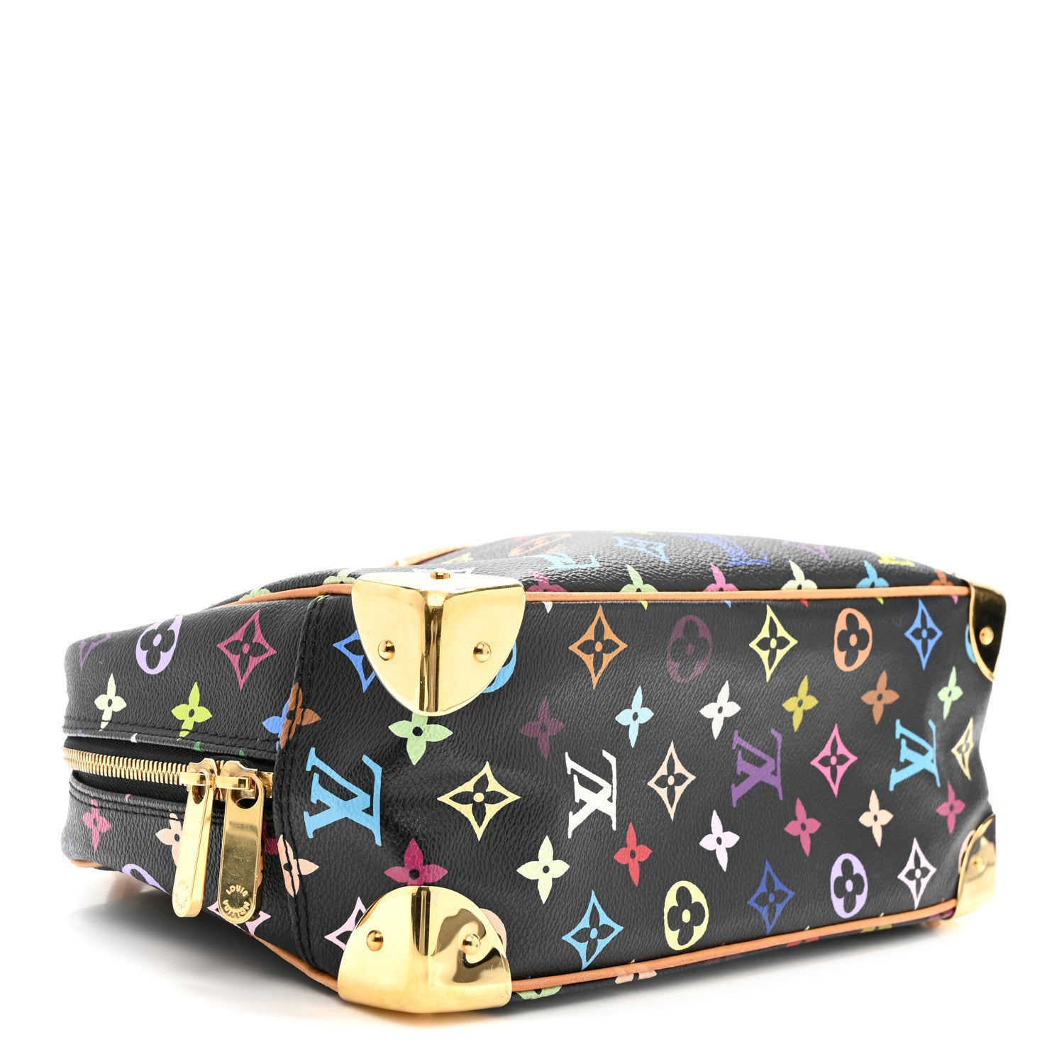 Louis Vuitton Monogram Multicolor Trouville Black 4 of 11