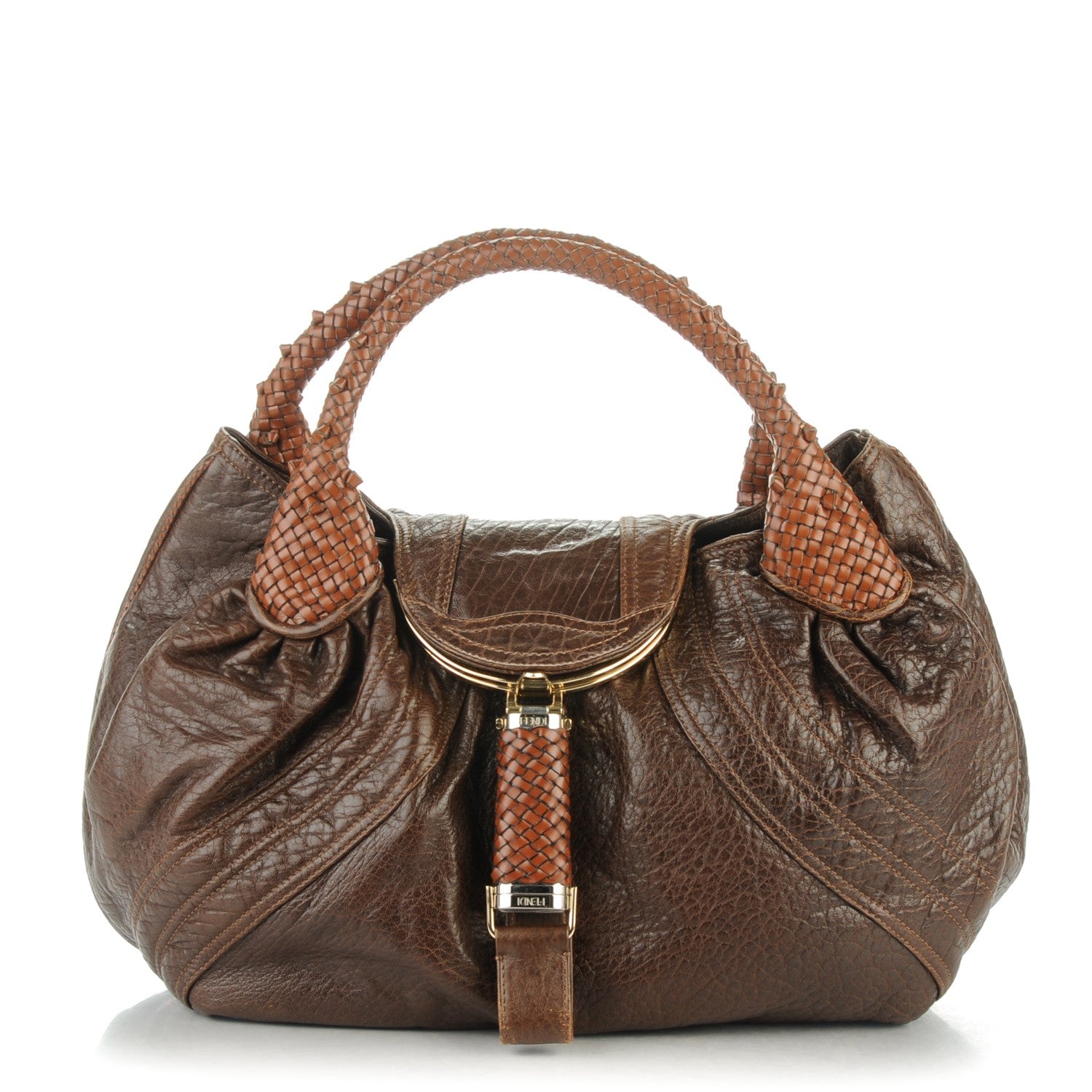 Fendi Nappa Nuvolata Spy Cognac 1 of 8