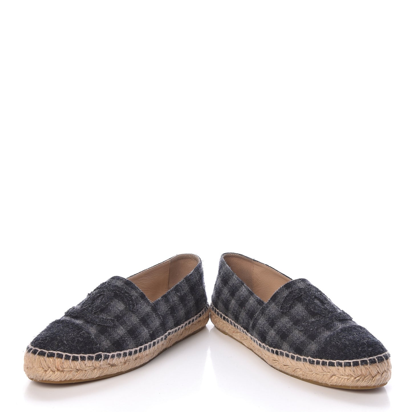 Flannel CC Espadrilles 38 Dark Grey Black
