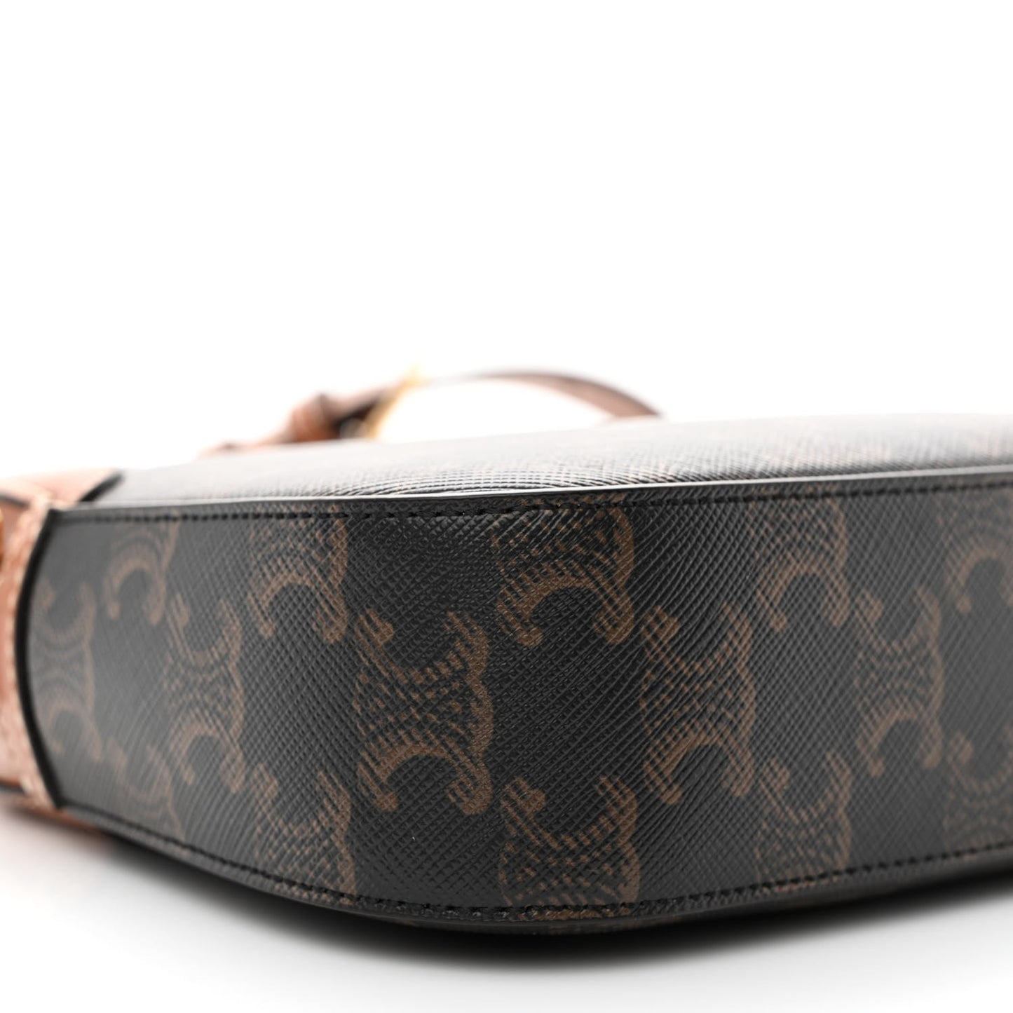 Triomphe Canvas Small Camera Bag Tan