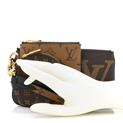 Louis Vuitton Reverse Monogram Giant Trio Pouch 2 of 13