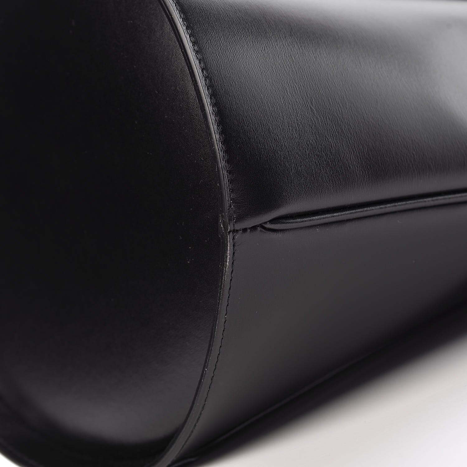 Saint Laurent Smooth Calfskin Medium Talitha Bucket Bag Black 8 of 10