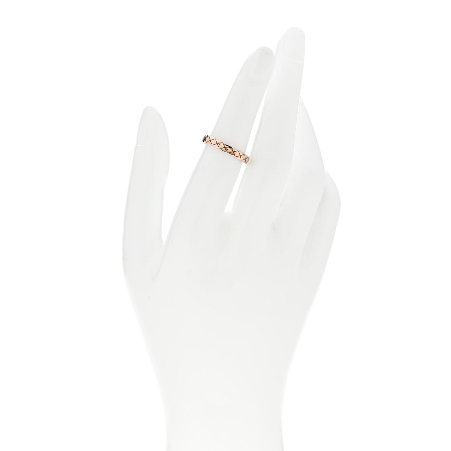 18K Beige Gold Mini Coco Crush Ring 50 5.5