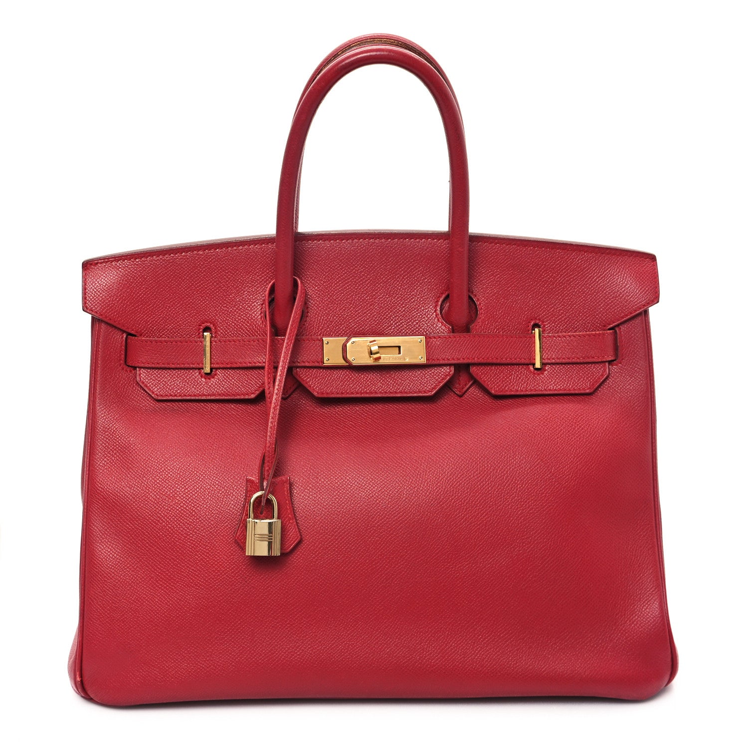Hermes Courchevel Birkin 35 Rouge Casaque 1 of 14