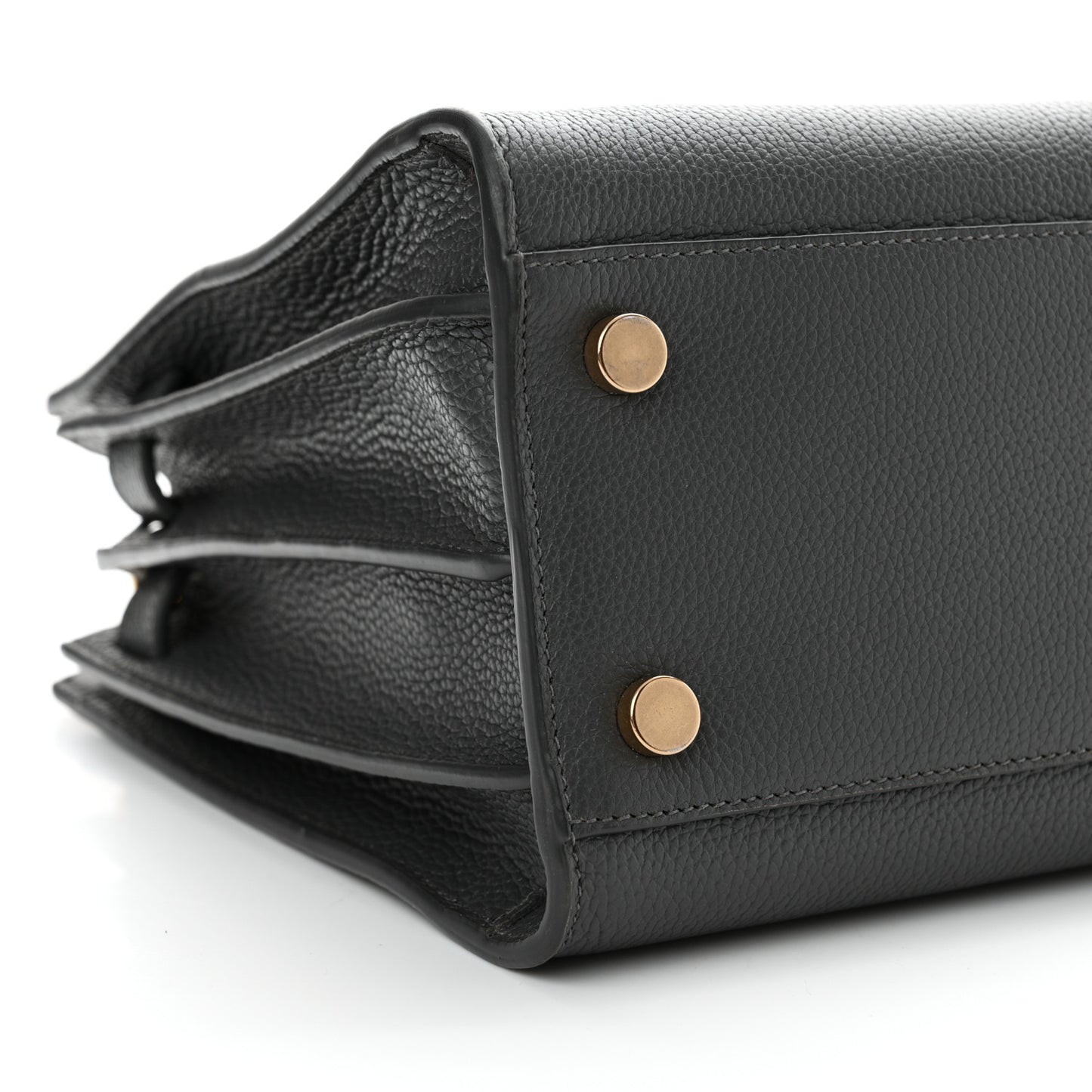 Grained Calfskin Baby Sac De Jour Souple Storm