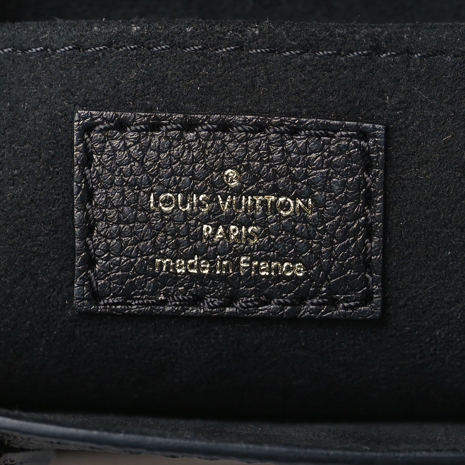 Louis Vuitton Empreinte Monogram Giant Petit Sac Plat Black 6 of 6