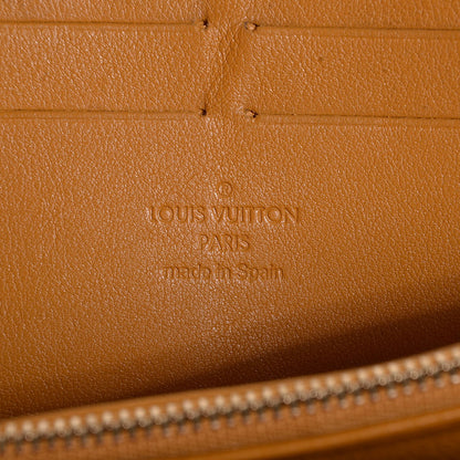 Louis Vuitton Monogram Denim Zippy Wallet Black 6 of 7