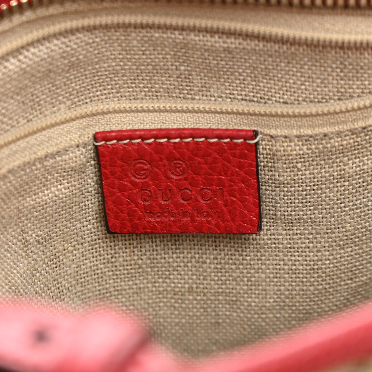 Gucci Monogram Small Bree Tote Red 6 of 11