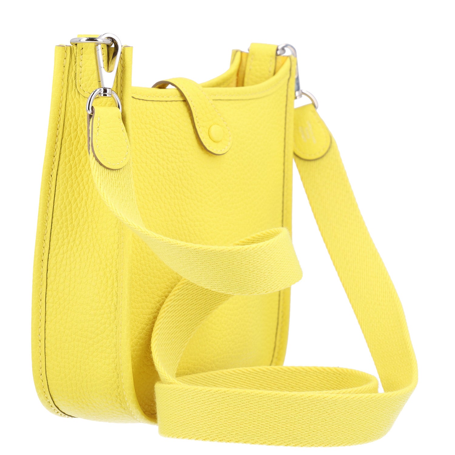 Hermes Taurillon Clemence Evelyne TPM Limoncello 3 of 10