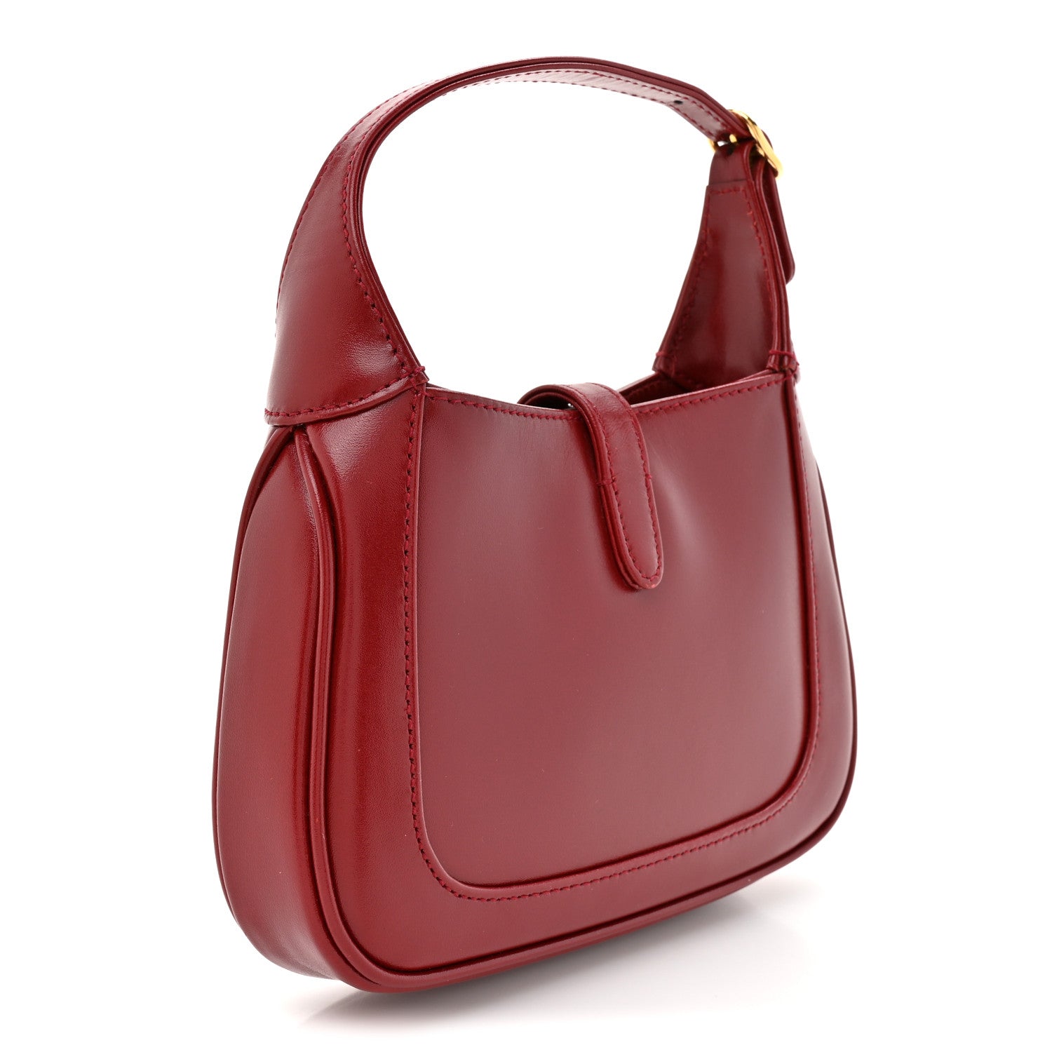 Gucci Boarded Dyana Lux Calfskin Mini Jackie 1961 Hobo New Cherry Red 3 of 10
