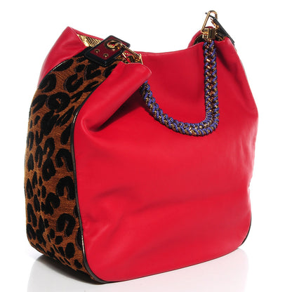 Louis Vuitton Supple Calfskin Safari Flight Bag Rouge 3 of 7