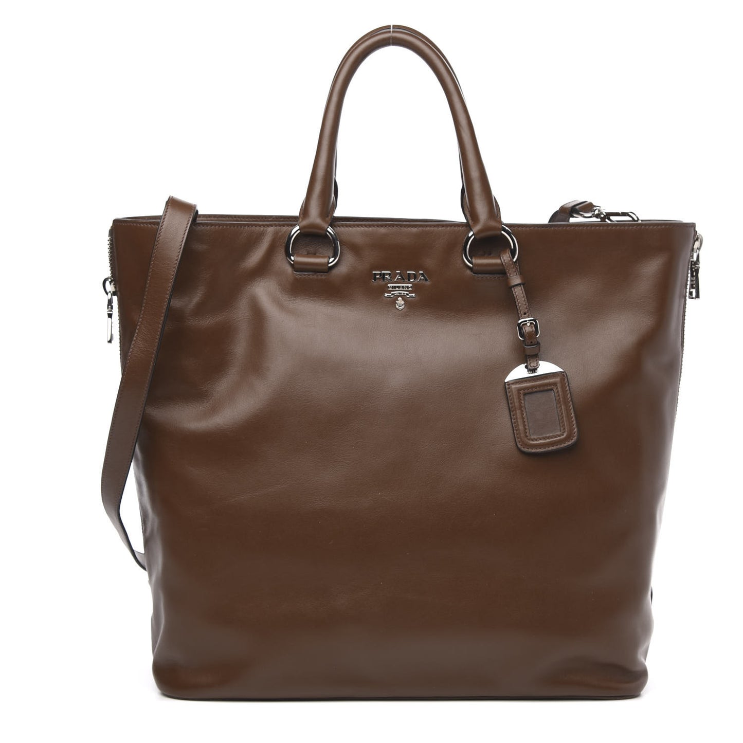 Soft Calf Shopping Tote Palissandro