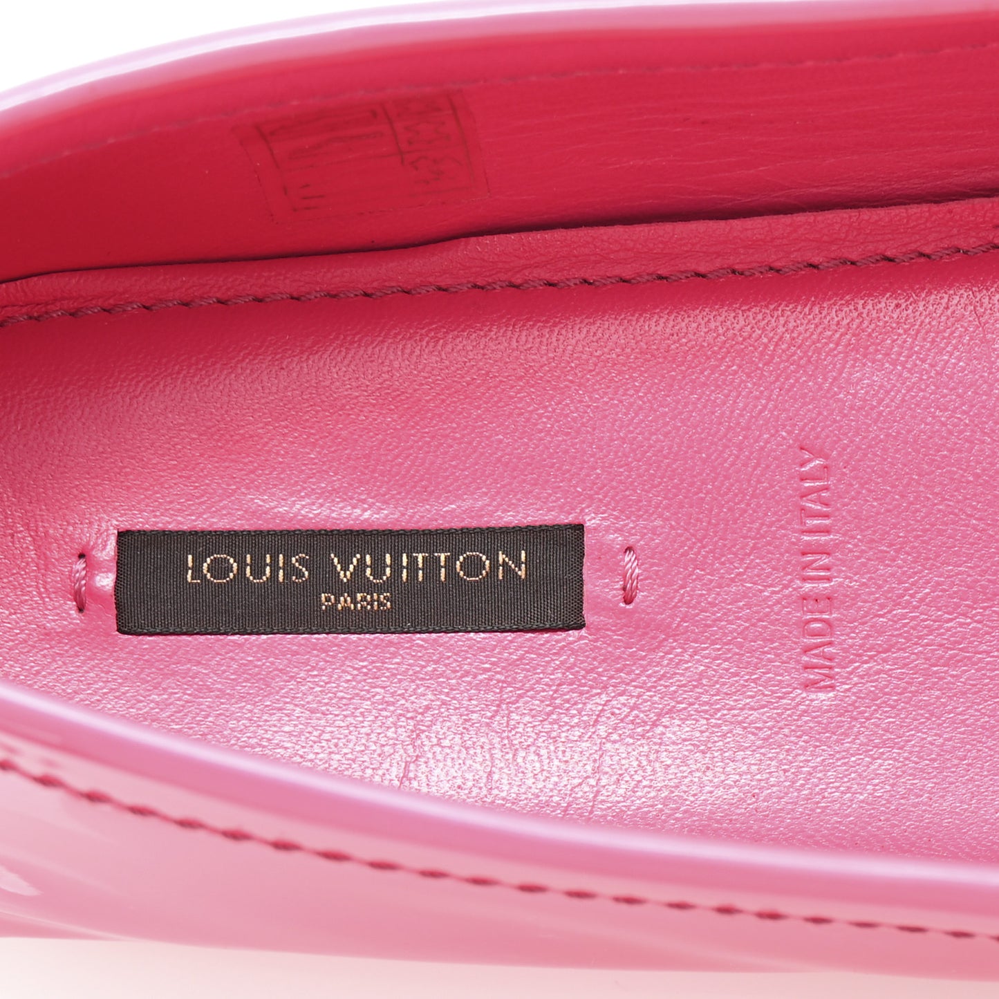 Patent Calfskin Oxford Loafers 39.5 Rose Indien