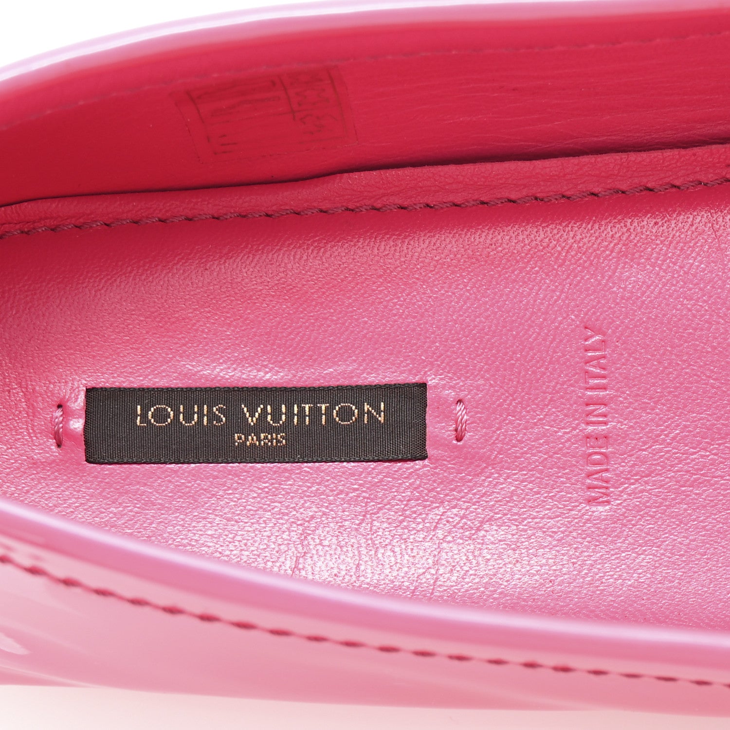 Louis Vuitton Patent Calfskin Oxford Loafers 39.5 Rose Indien 7 of 9