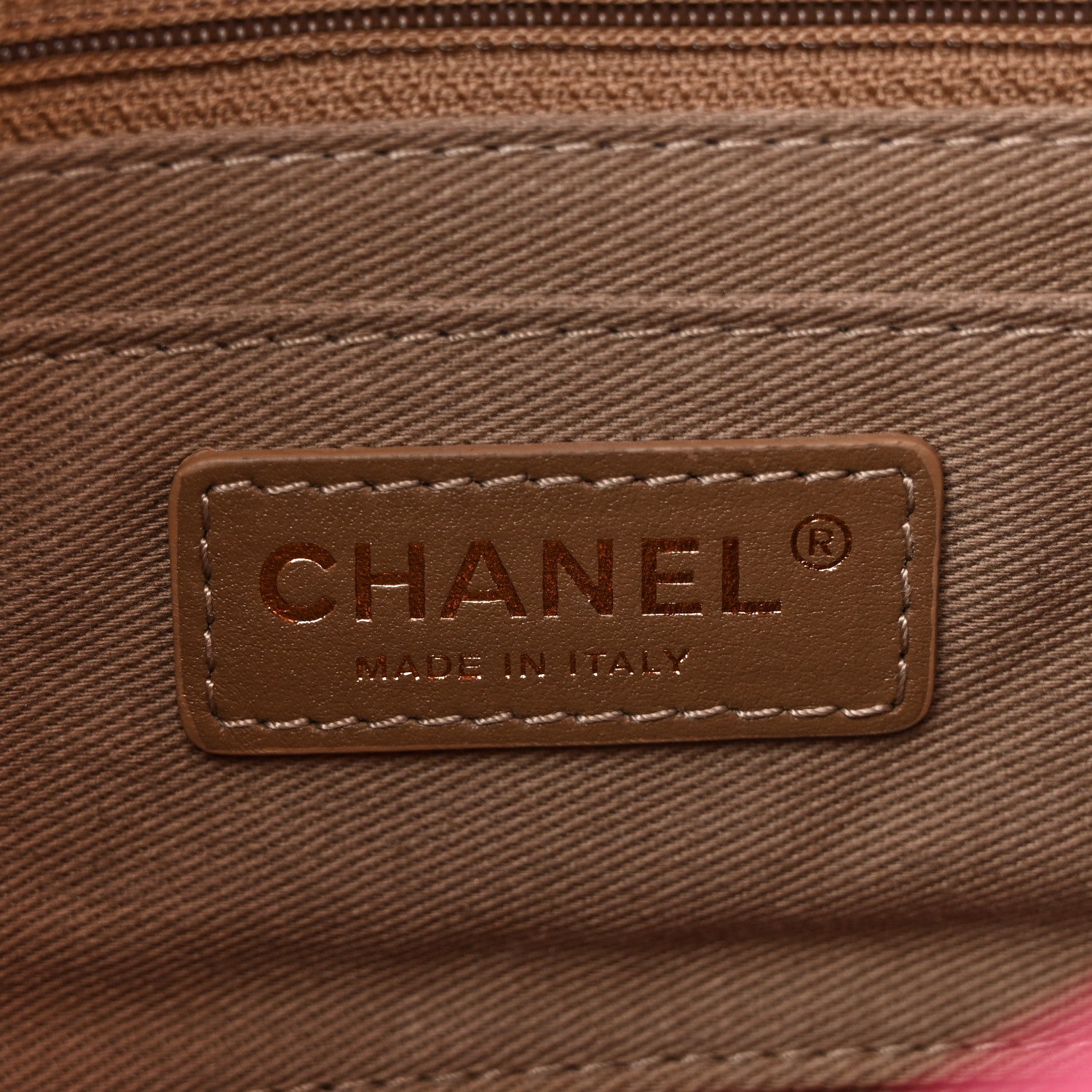 Chanel Goatskin Stitched Casual Trip Single Flap Pink 6 of 13