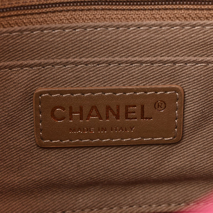 Chanel Goatskin Stitched Casual Trip Single Flap Pink 6 of 13