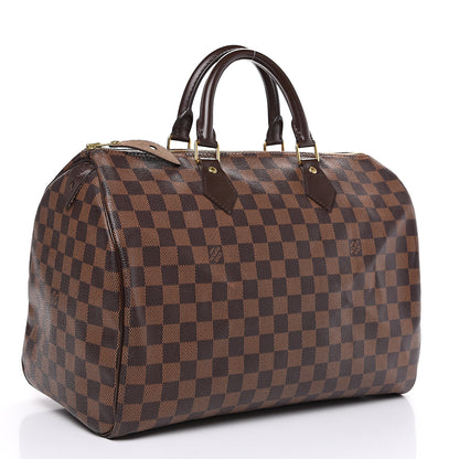 Louis Vuitton Damier Ebene Speedy 35 2 of 15
