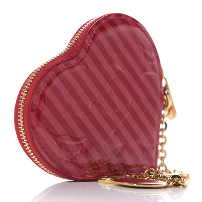 Louis Vuitton Vernis Rayures Coeur Heart Coin Purse Pomme D'Amour 2 of 5