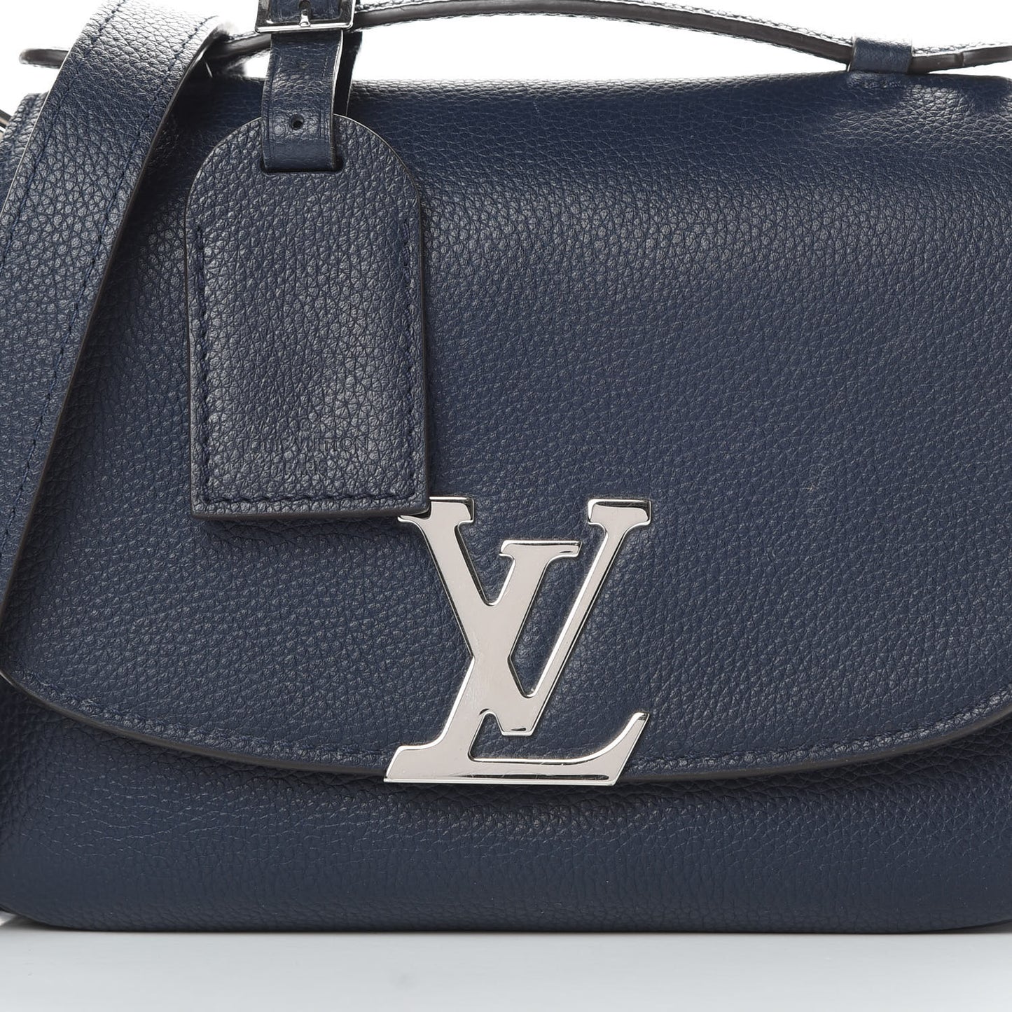 Grained Calfskin Vivienne NM Blue Marine