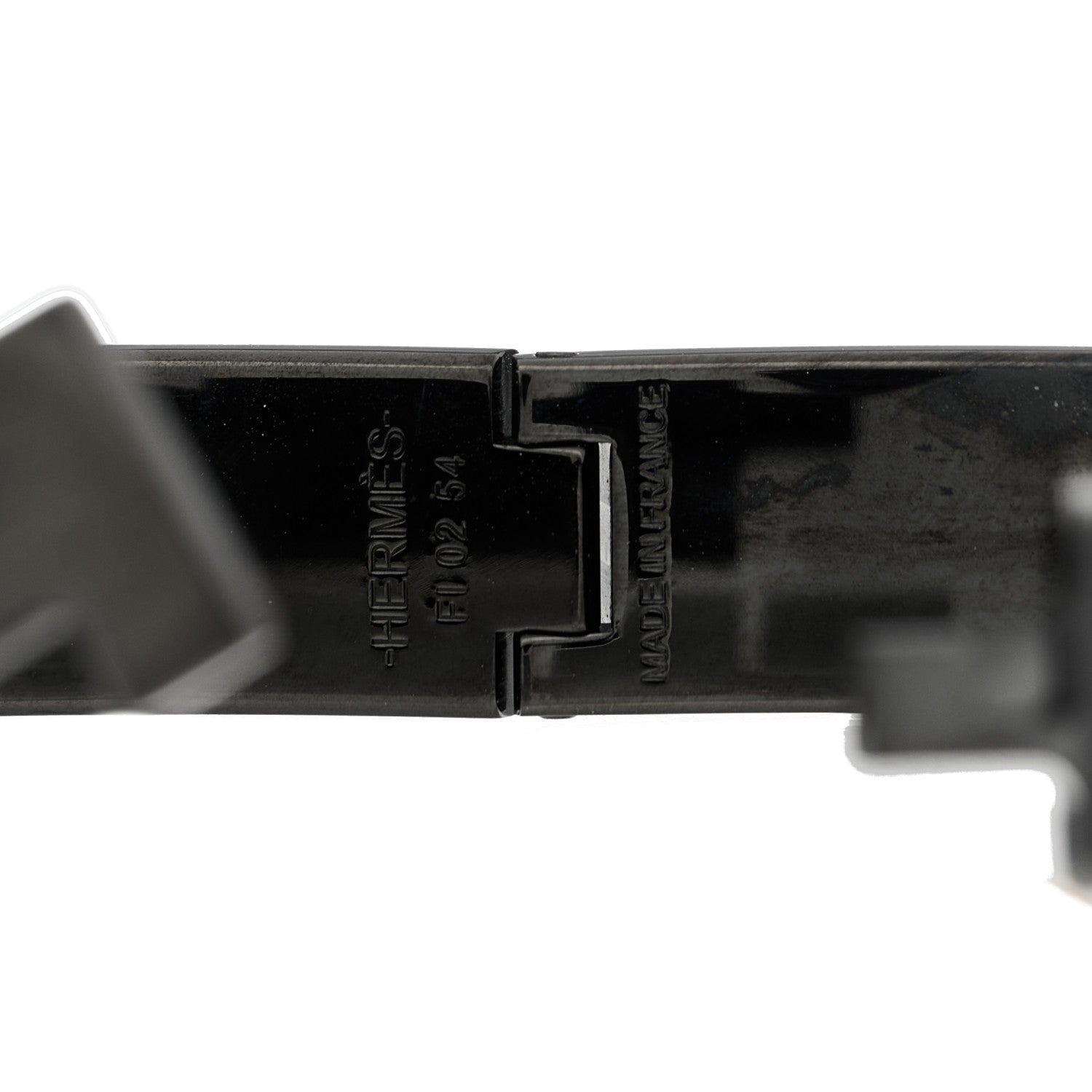 Hermes Matte Enamel Narrow Clic Clac HH Bracelet T5 So Black 4 of 4