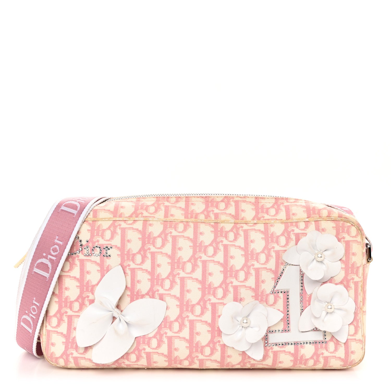 Christian Dior Monogram Girly Shoulder Bag Pink 1 of 15